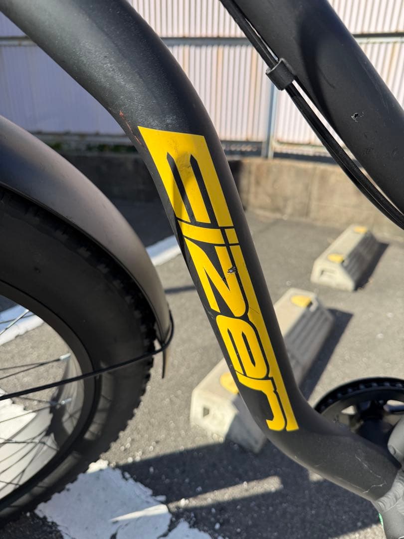 ファットバイク極太タイヤ　マッドブラック　引き取り限定　値下げしました