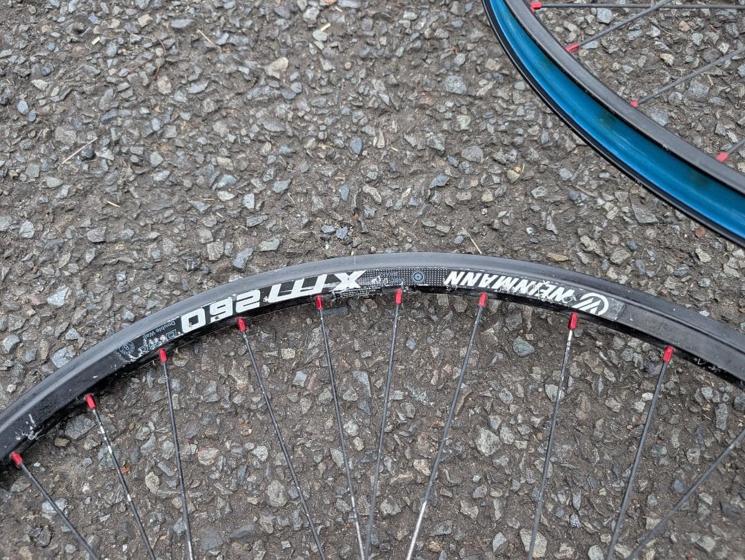 26インチ 完組 ホイール 前後 single speed ナット止め