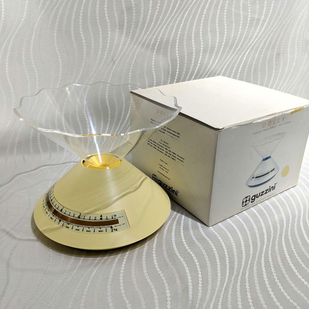 guzzini Dolly グッチーニ　キッチンスケール　秤　イエロー