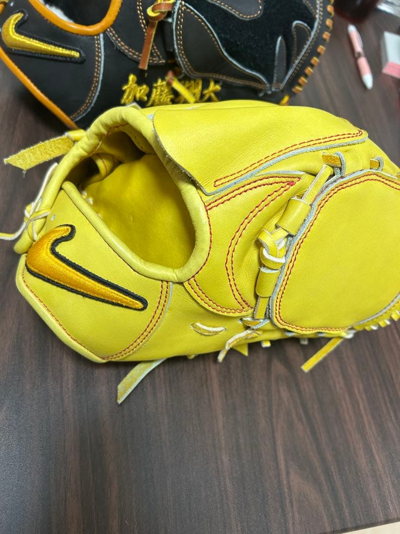 山本由伸風グローブ　NIKEラベルカスタム