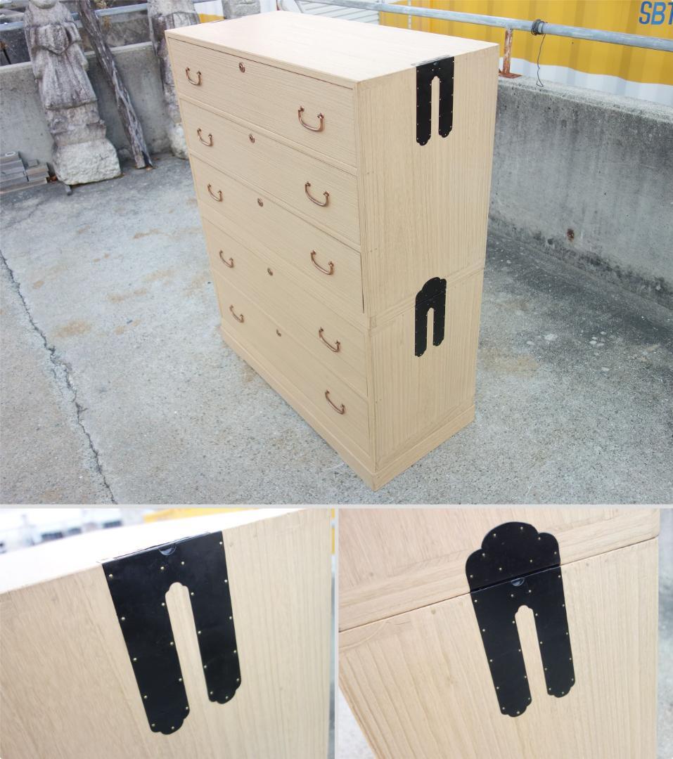 【中古】M▼桐 たんす タンス 箪笥 チェスト 引き出し 5段 (37281)