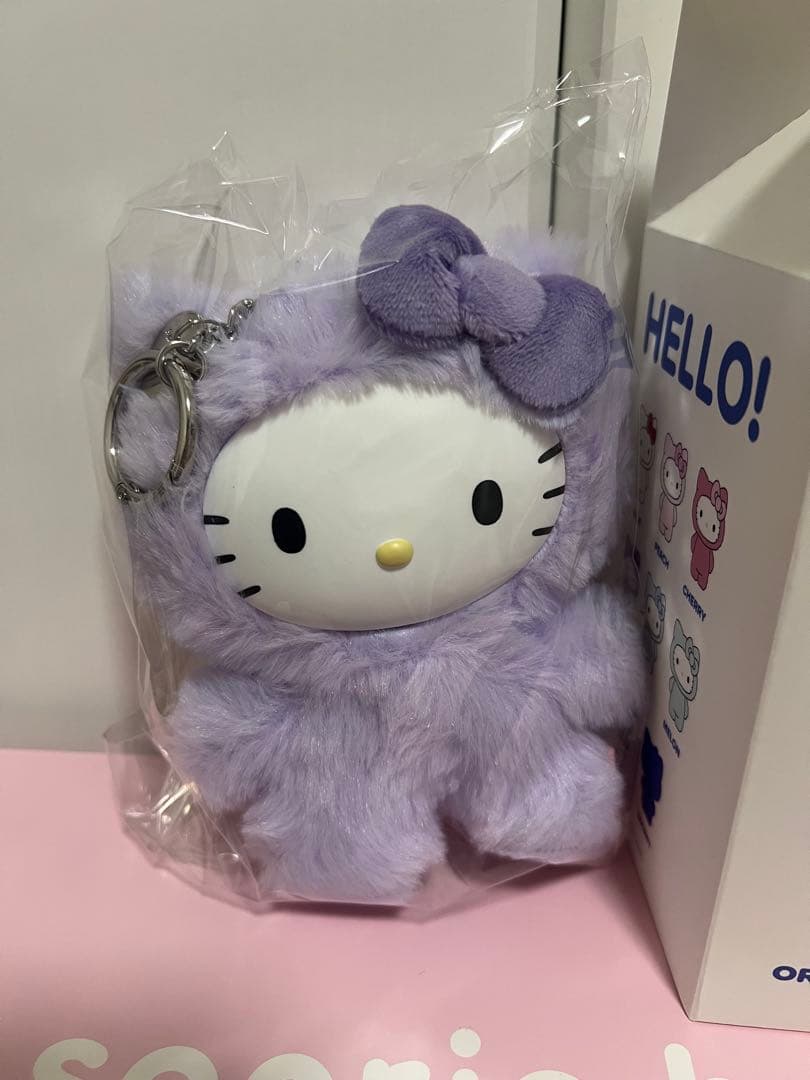 サンリオハウス フラッフィー ハローキティ チャーム GRAPE