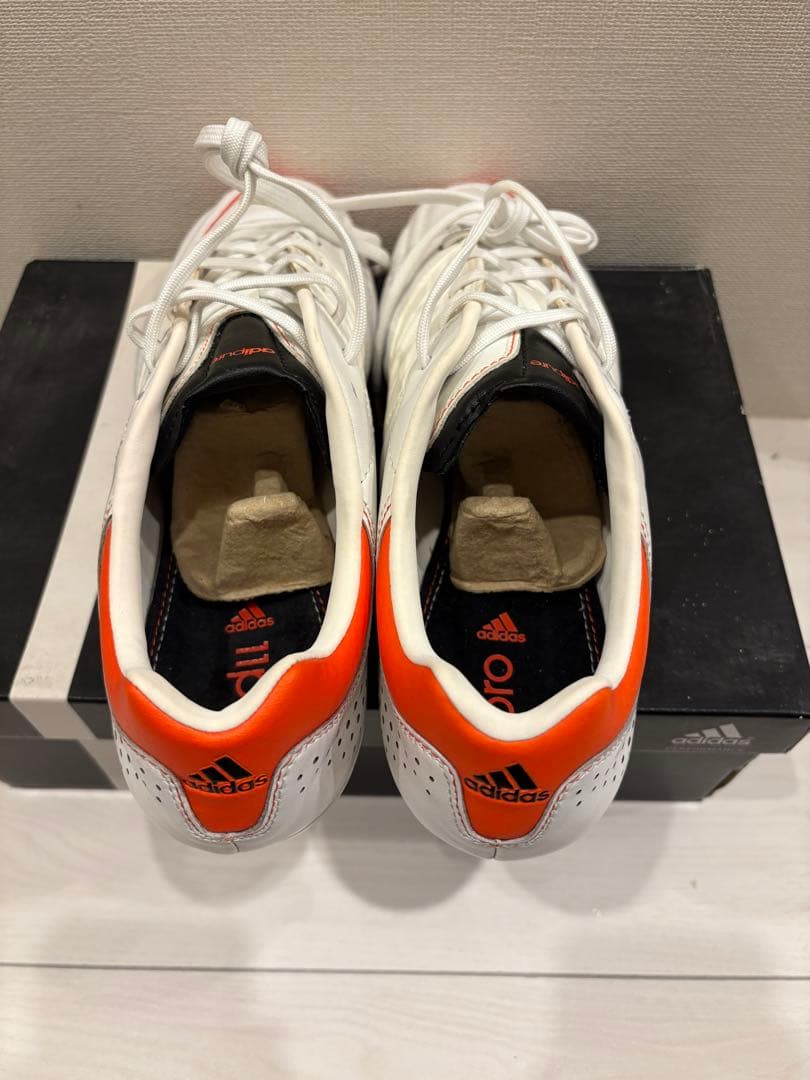 adidas adizero サッカーシューズ ホワイト/オレンジ