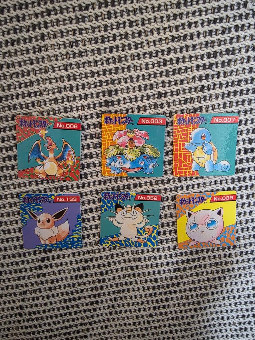 【初期商品】ポケモンミニカード　7種セット