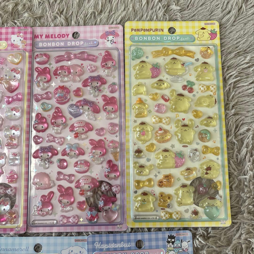 正規品　ボンボンドロップシール　サンリオ　第2弾　ボンドロ