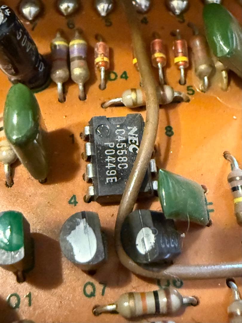 BOSS OD-1 日本製 NEC c4558c s/n 9600