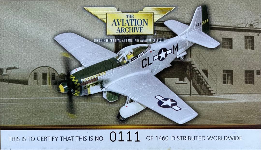 絶版新品　コーギー1/72 P-51Dマスタング　KATYDID US32218