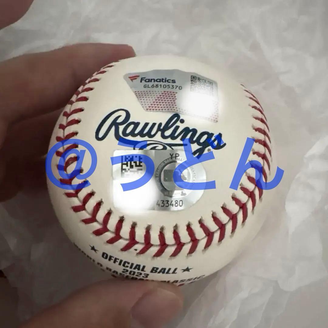 大谷翔平 直筆サインボール 2023年WBC公式ボール　toppnow
