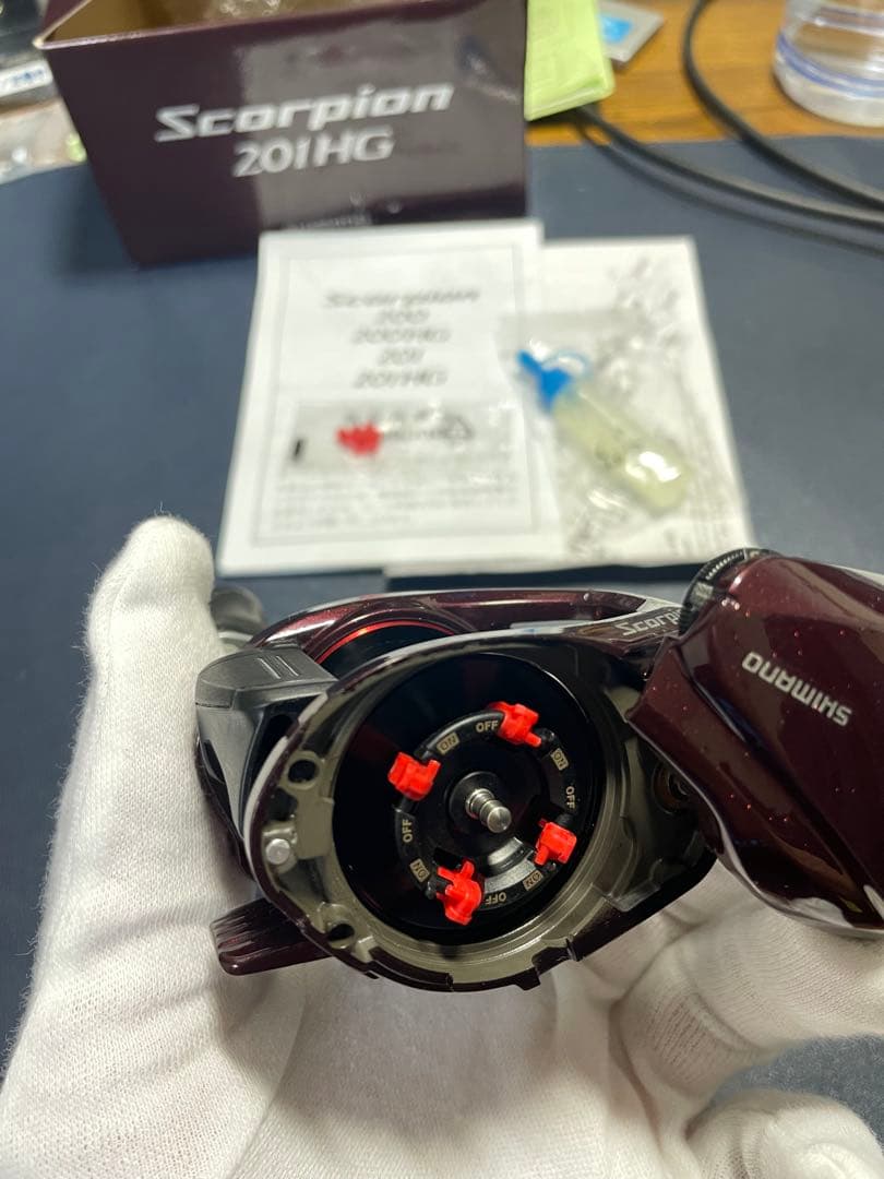 F*i様 SHIMANO シマノScorpion 201HG ベイトリール　【美