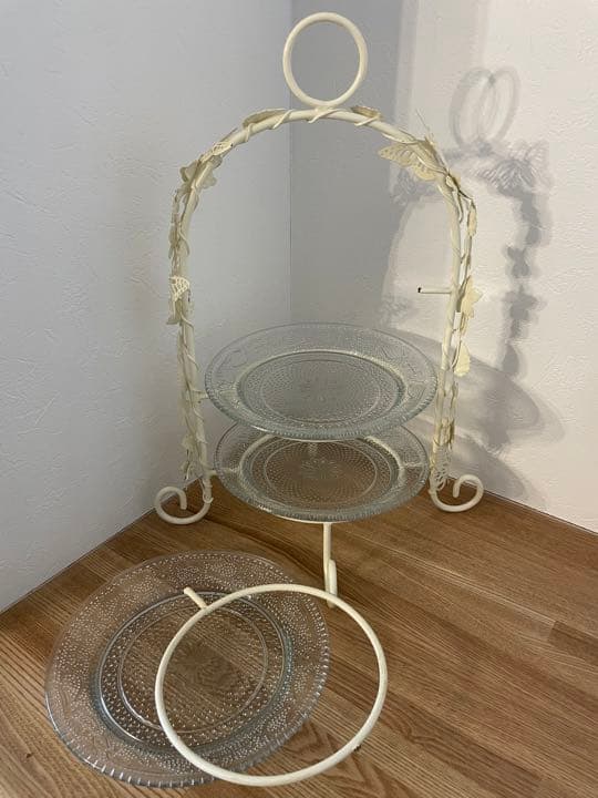 ローラアシュレイ　3段トレイ スタンド