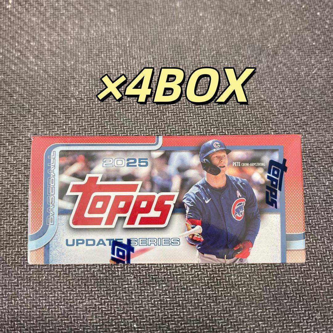 ポケモンカードゲーム Topps UPDATE SERIES 2025 MLB 4BOX