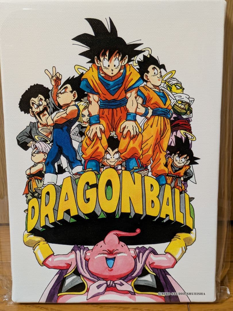 ドラゴンボール　フルカラーアートボード　孫悟空　魔人ブウ　新品