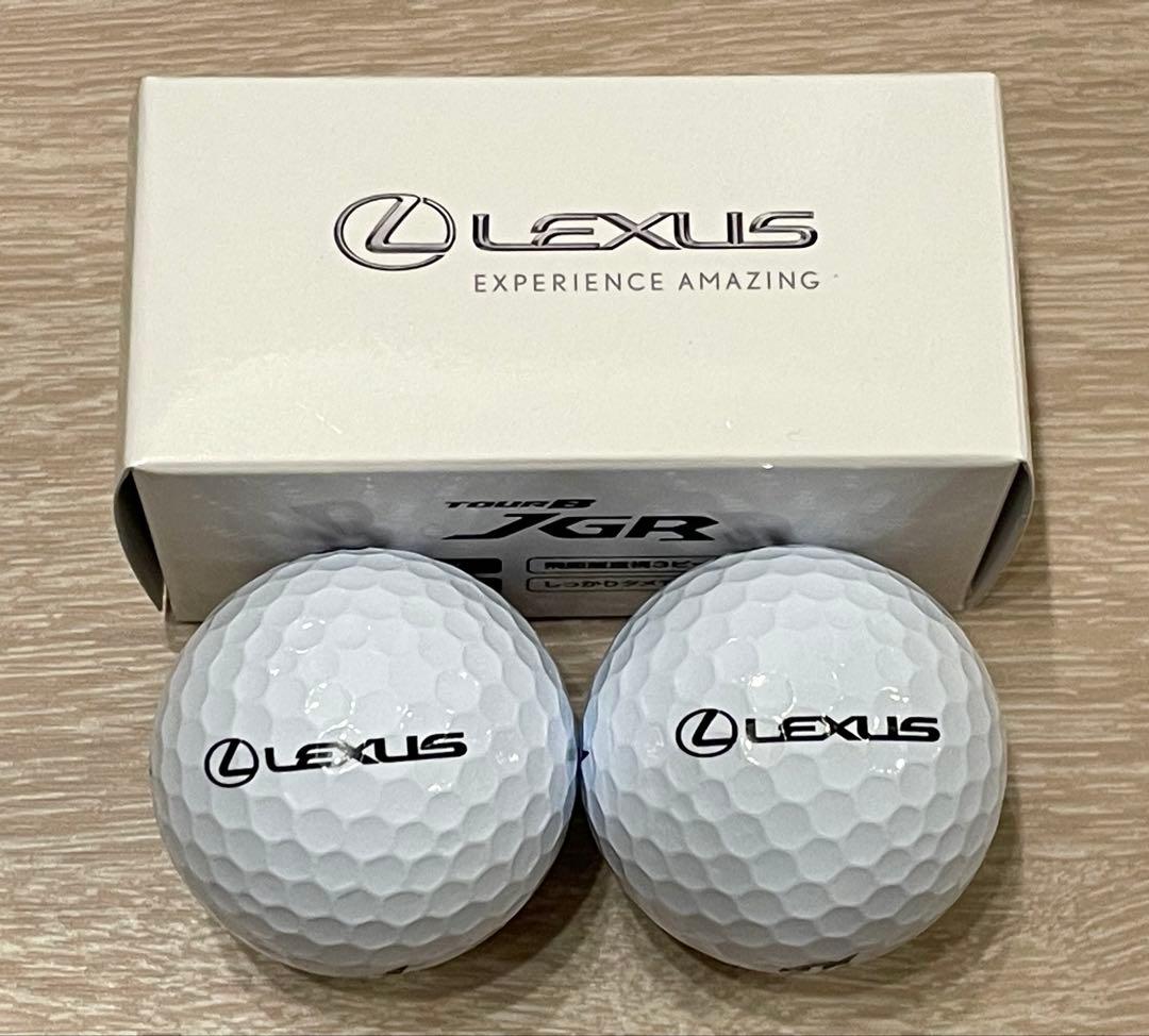 LEXUS ゴルフキャディバッグ　非売品　ホワイトグレー&ゴルフボール