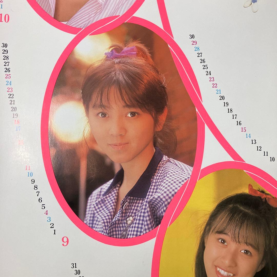 おニャン子クラブ　Circle　B1 カレンダー　ポスター　1987-1988