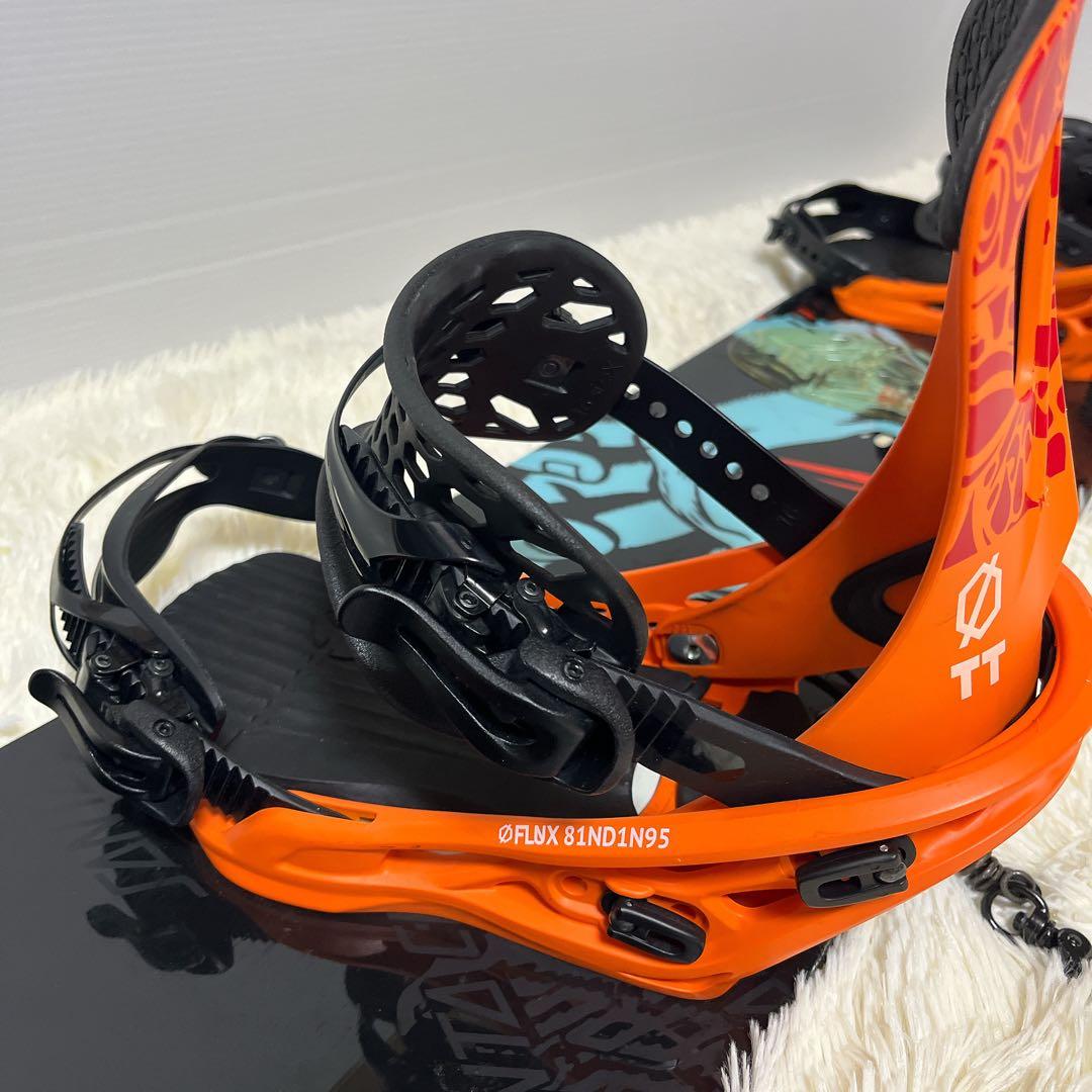 SANTA CRUZ スノーボード144cm FLUX TT ケース3点セット