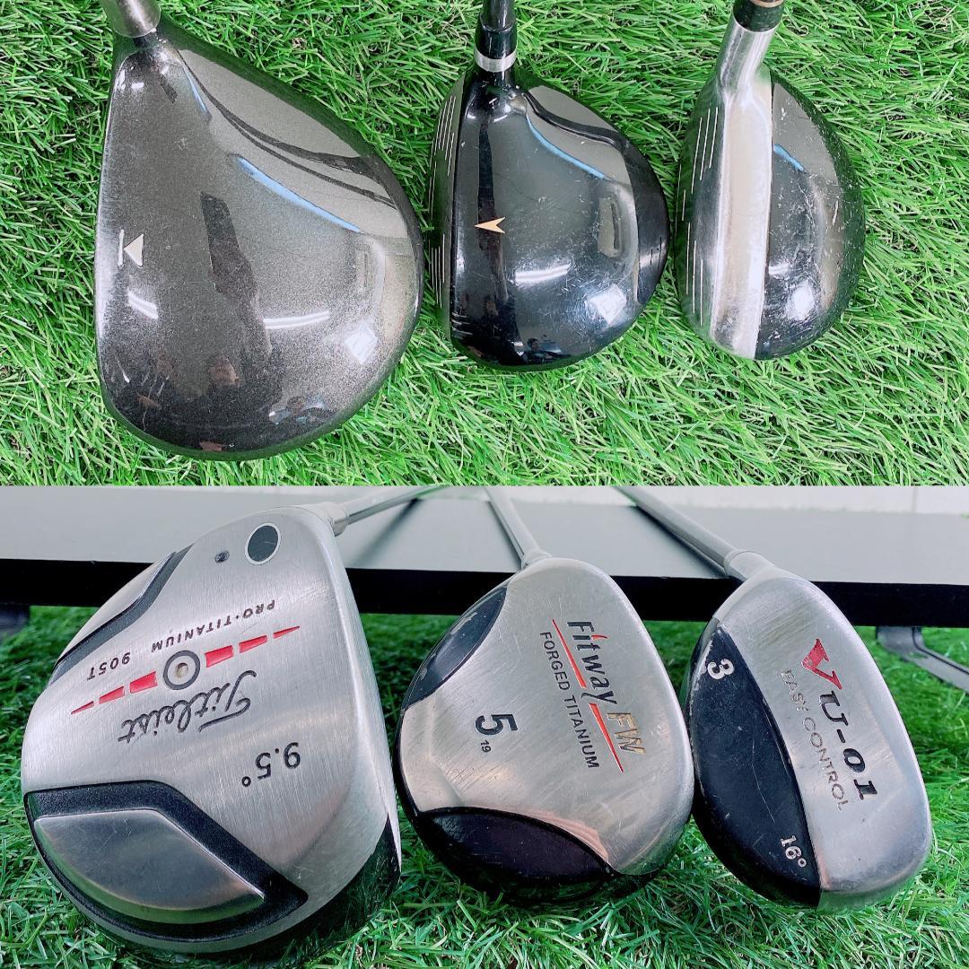 即コースデビュー！ タイトリスト入り メンズゴルフ フルセット F2798