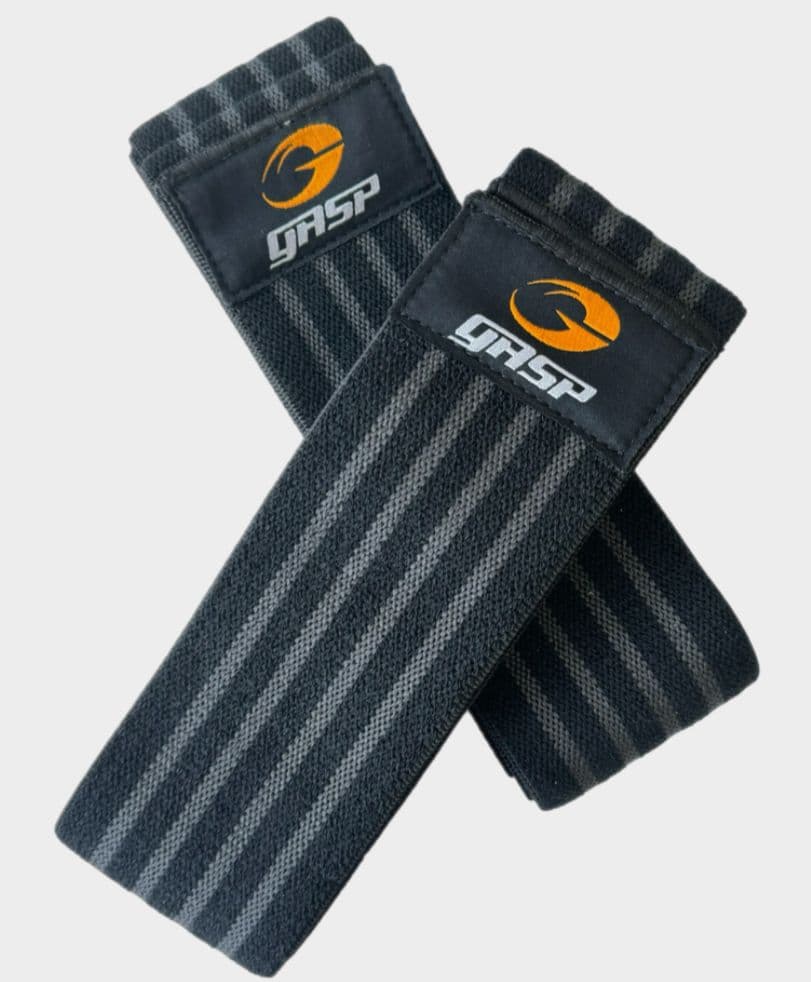 ウエイトトレーニング Knee wraps grey