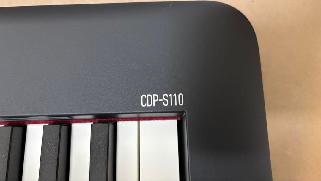 CASIO CDP-S110BK　電子ピアノ
