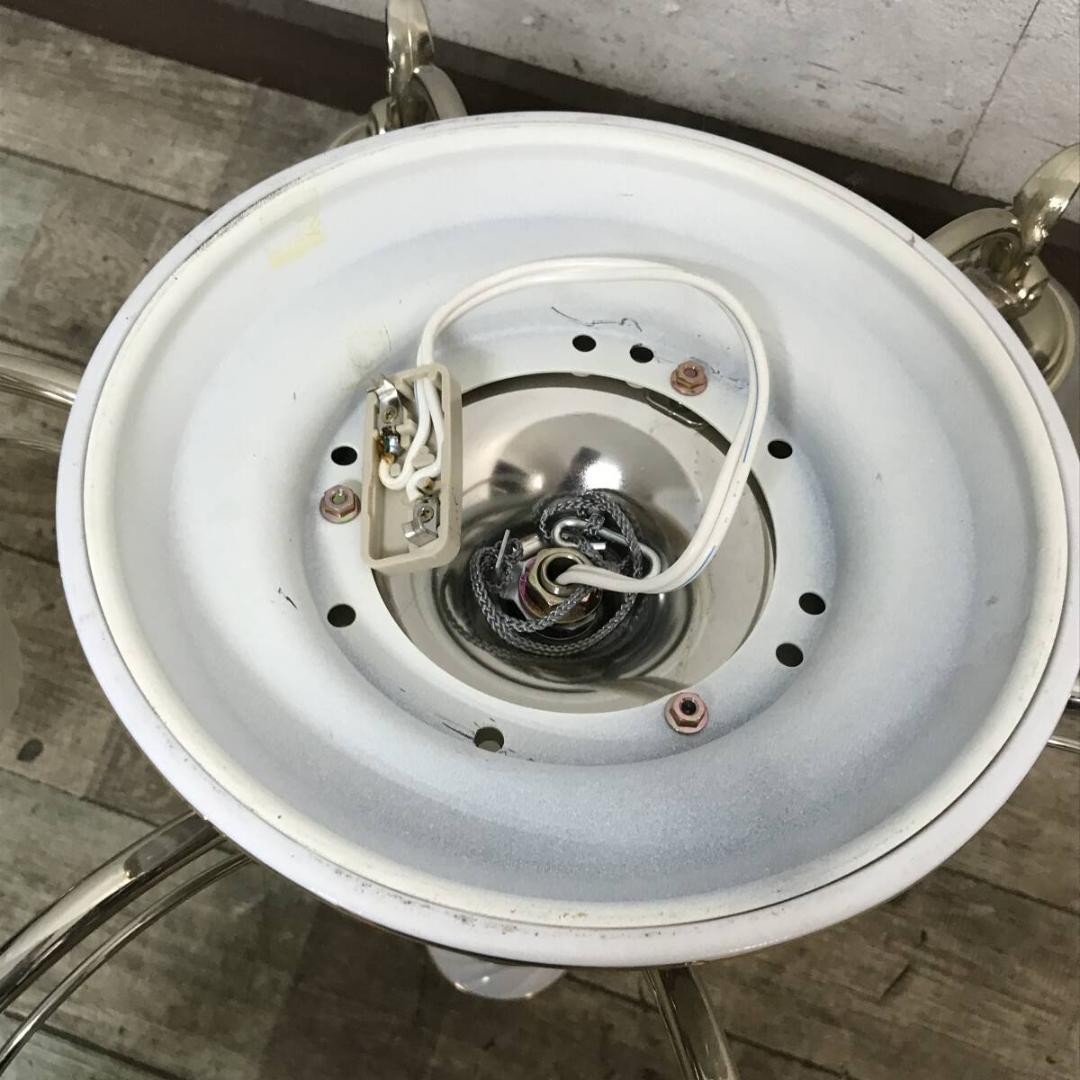 昭和レトロ Nationalくもりガラス 6灯 照明 HEM6098E 陶器