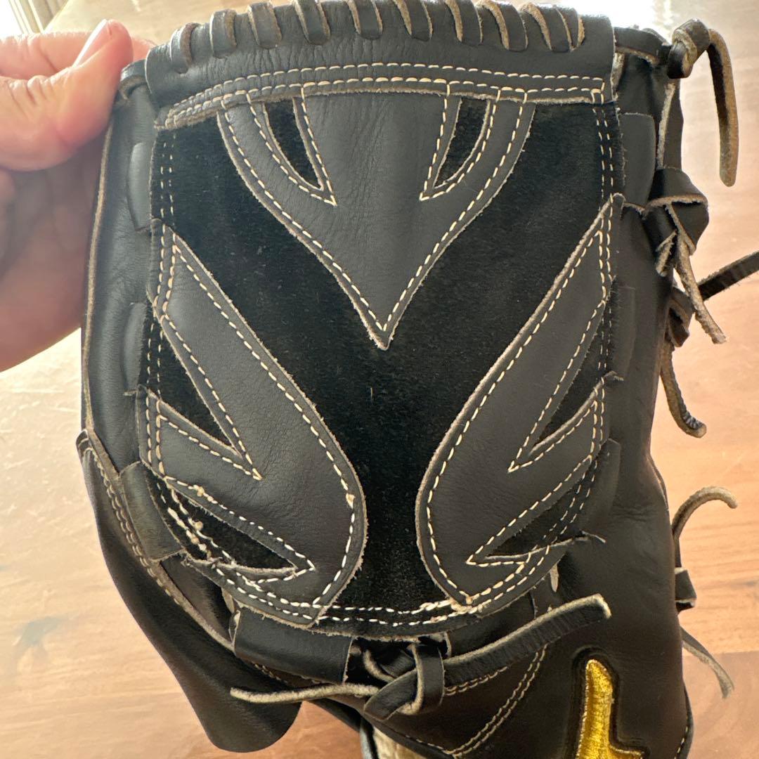 【値下げ】Mizuno Pro ミズプロ 硬式 投手 HAGA JAPAN 黒