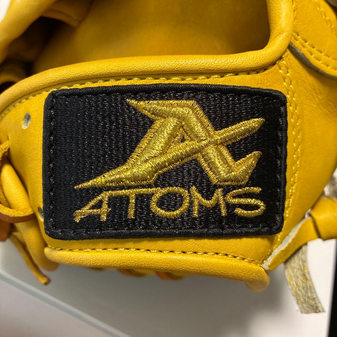 ATOMS アトムズ 軟式　グローブ　ANG-5X YLW 右投用　未使用