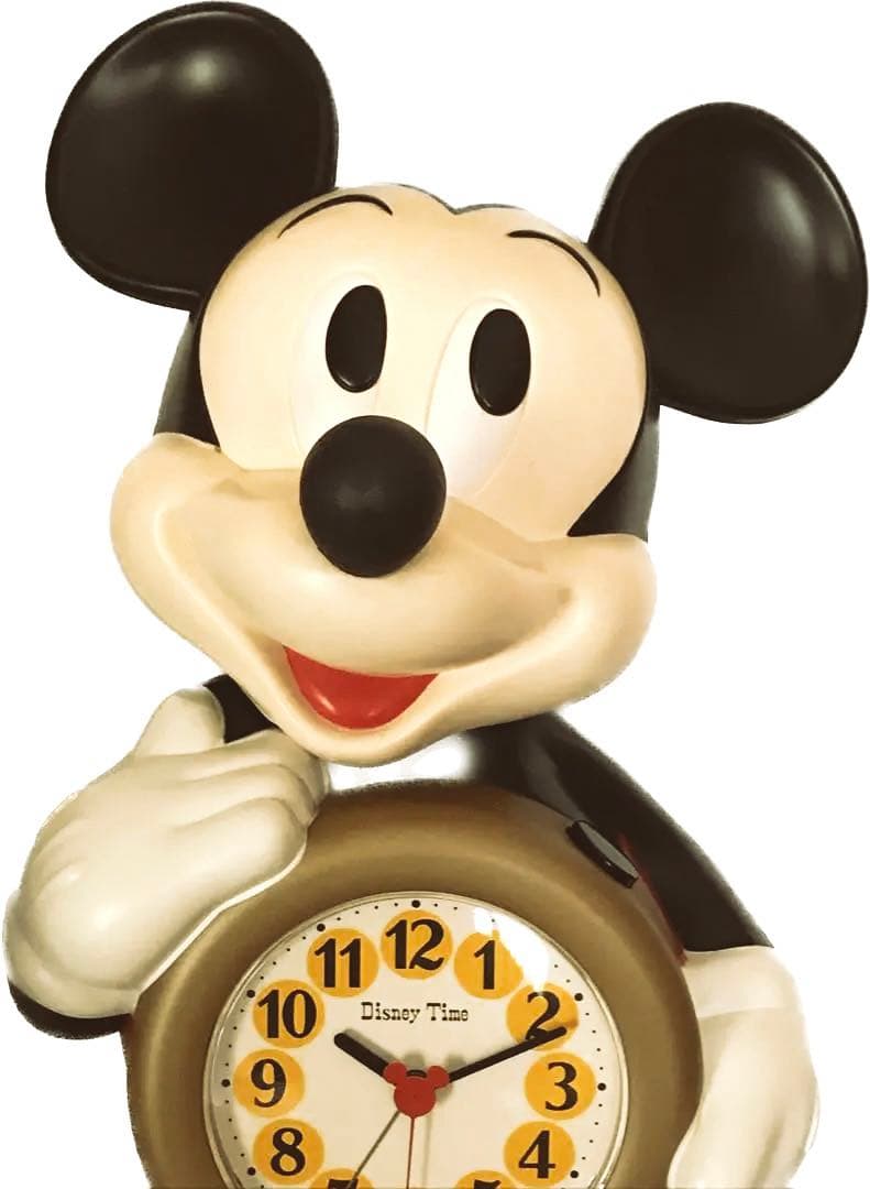 超美品ヴィンテージ　ミッキーマウス　Disney Timeウェイクアップ　置時計