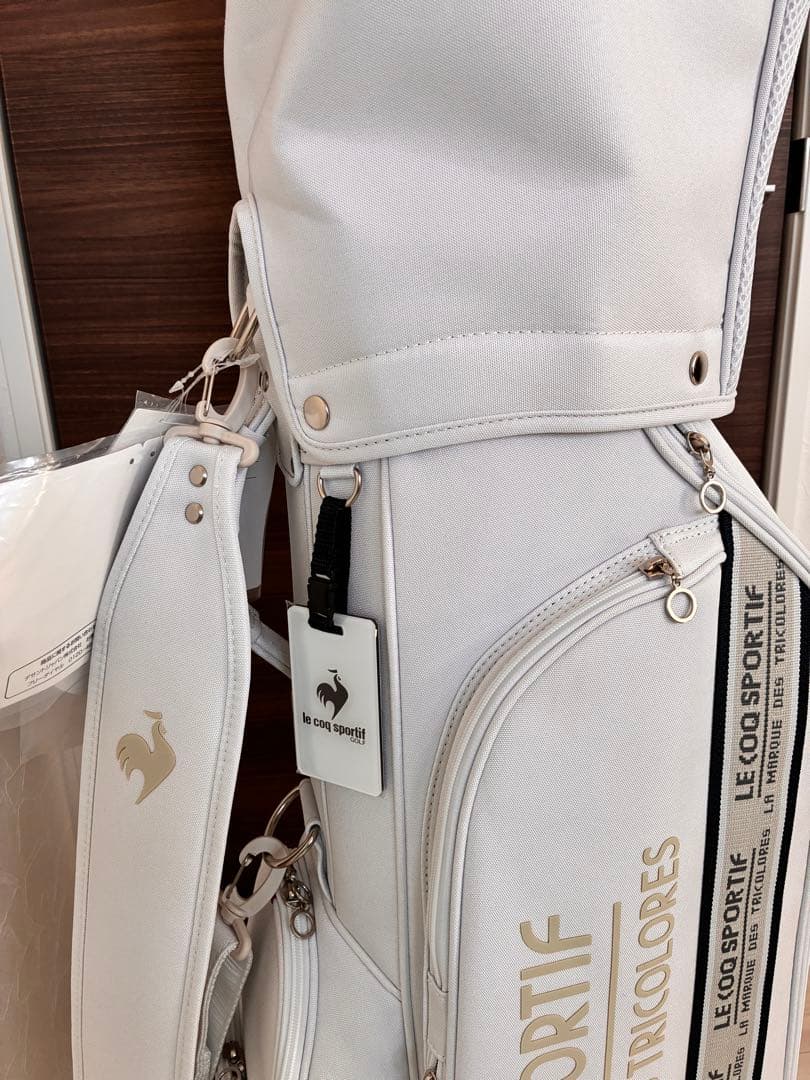 LE COQ SPORTIF レディース軽量キャディバッグ ホワイト