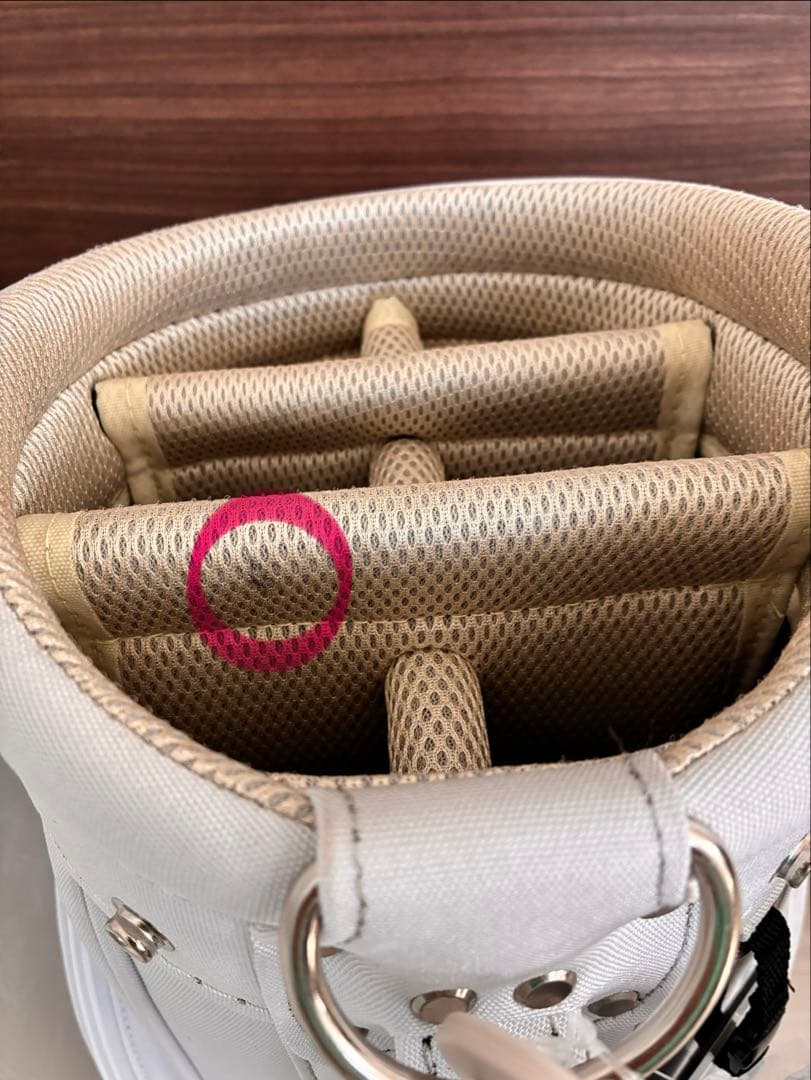LE COQ SPORTIF レディース軽量キャディバッグ ホワイト