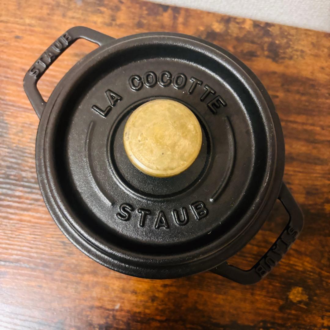 さ*い様 STAUB　鍋　14cm ココット　黒　ブラック