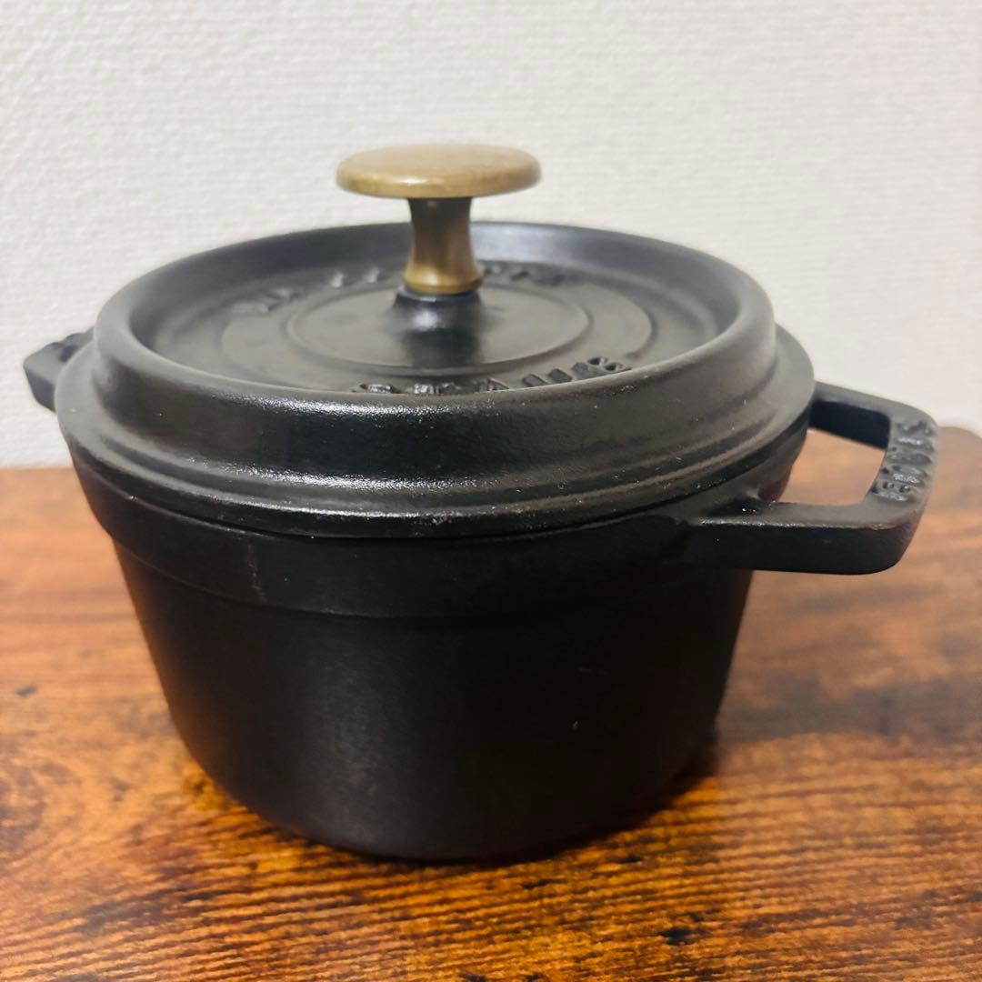 さ*い様 STAUB　鍋　14cm ココット　黒　ブラック