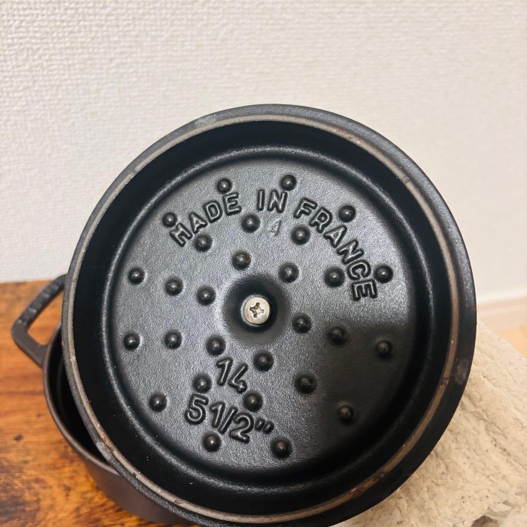 さ*い様 STAUB　鍋　14cm ココット　黒　ブラック
