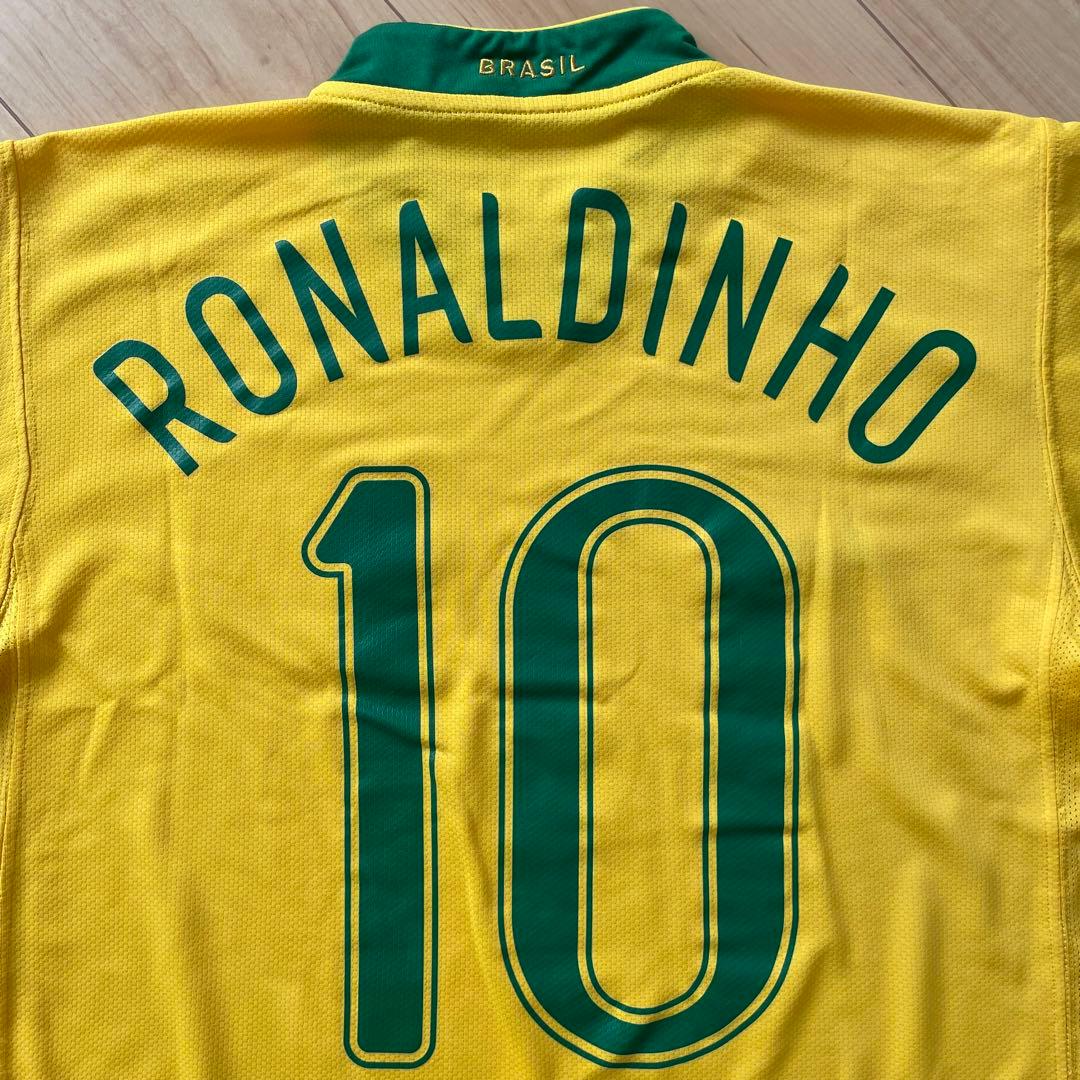 ブラジル代表 2006年 ホームモデル NIKE RONALDINHO 10番