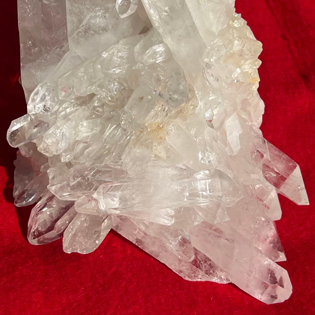 ✳️極煌美クラスター‼️極上に輝く美水晶✨レインボー 水晶クラスター 天然石 原石