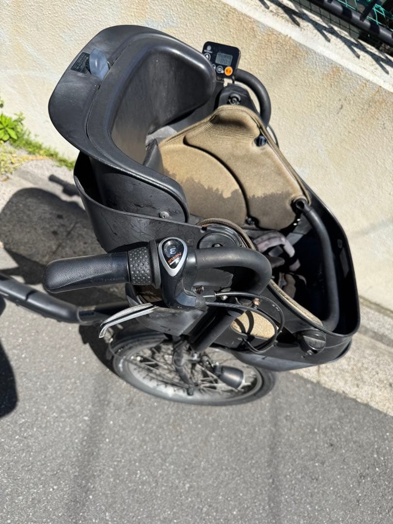 Panasonic 電動アシスト自転車 チャイルドシート付き 黒
