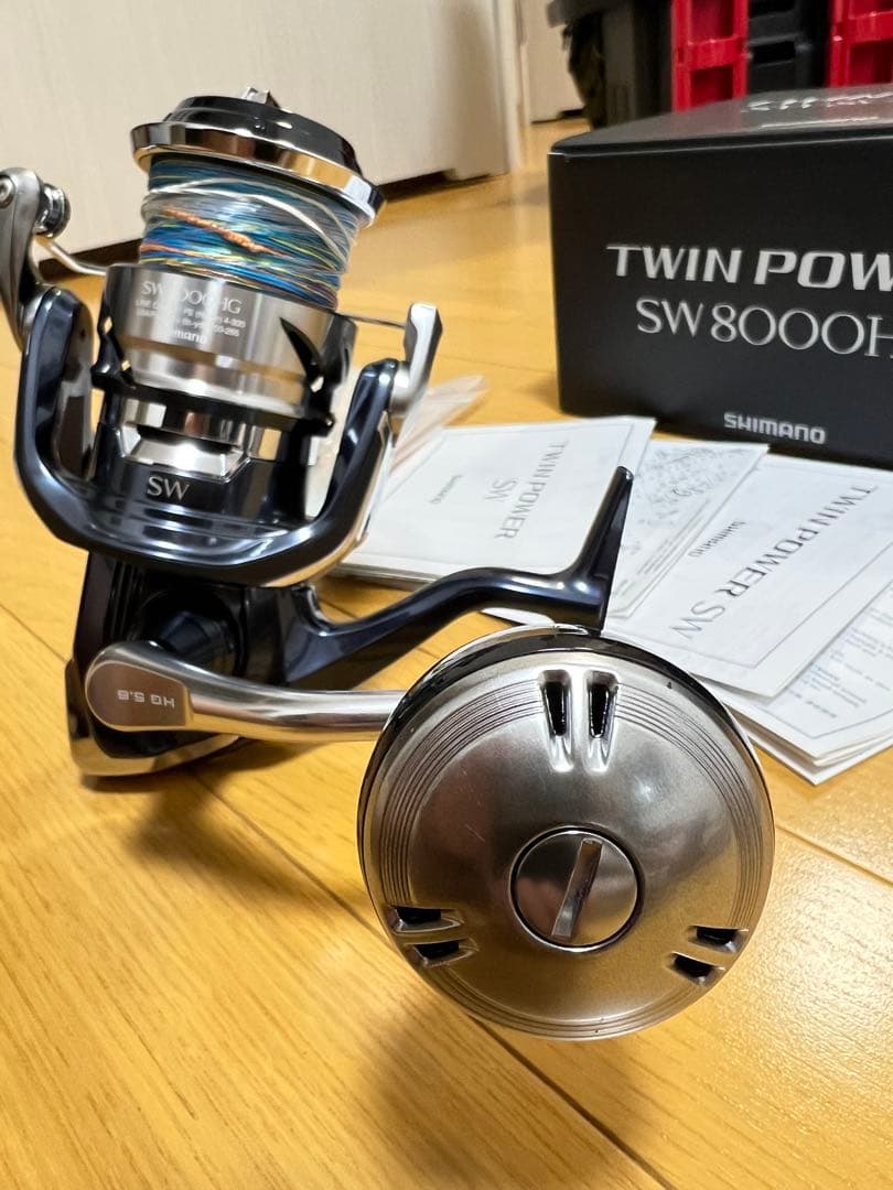 リール SHIMANO 21 TWIN POWER SW 8000 HG
