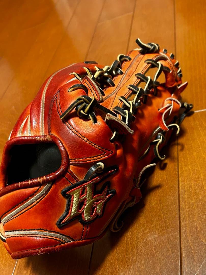 硬式野球グローブ ハイゴールド　心極