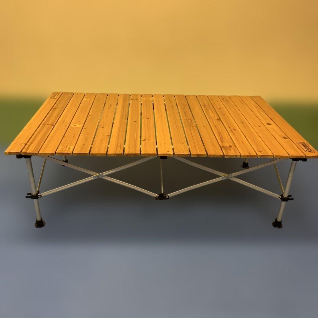 Coleman コールマン ナチュラルウッド ロールテーブル 【110cm】