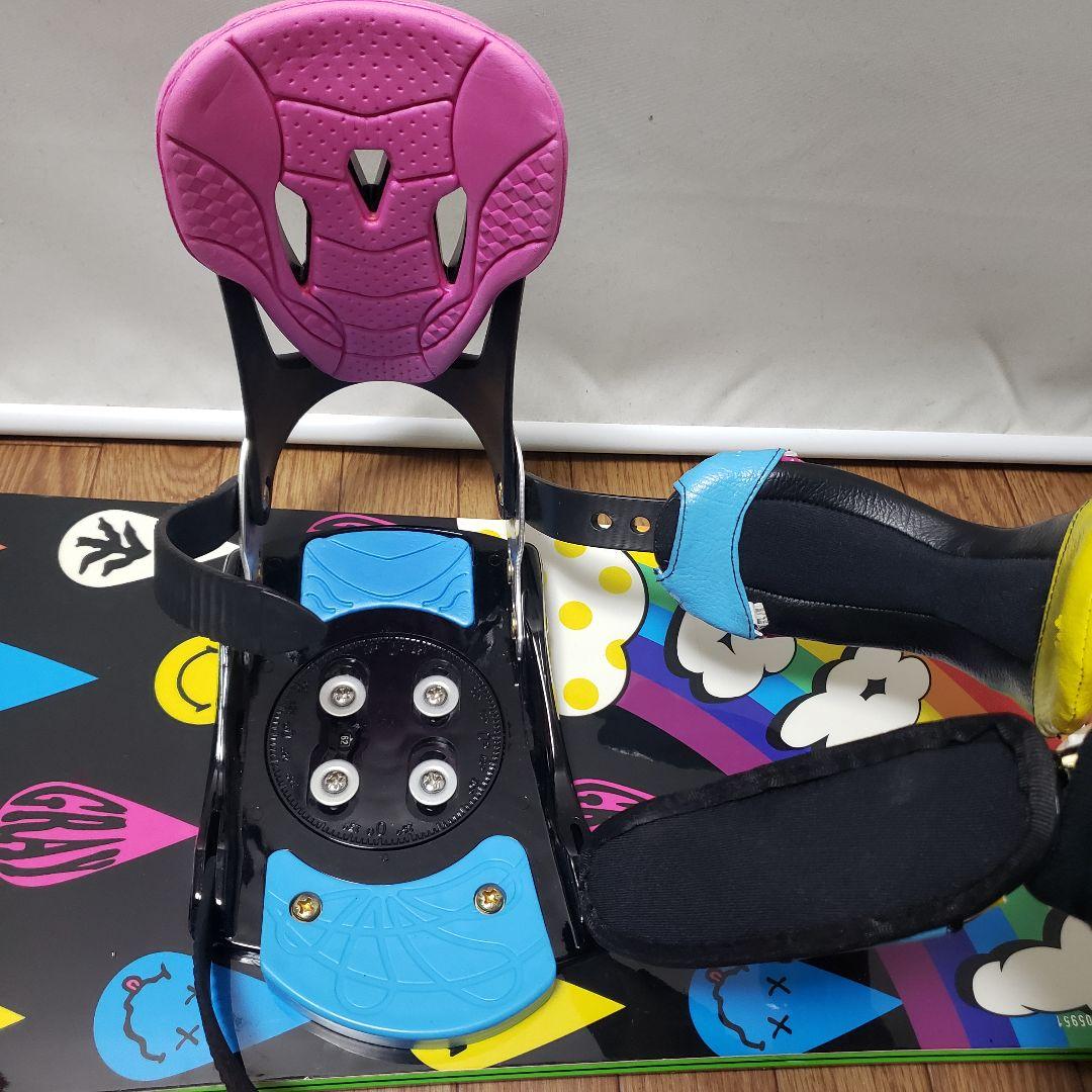 美品 GRAY 153cm スノーボードセット
