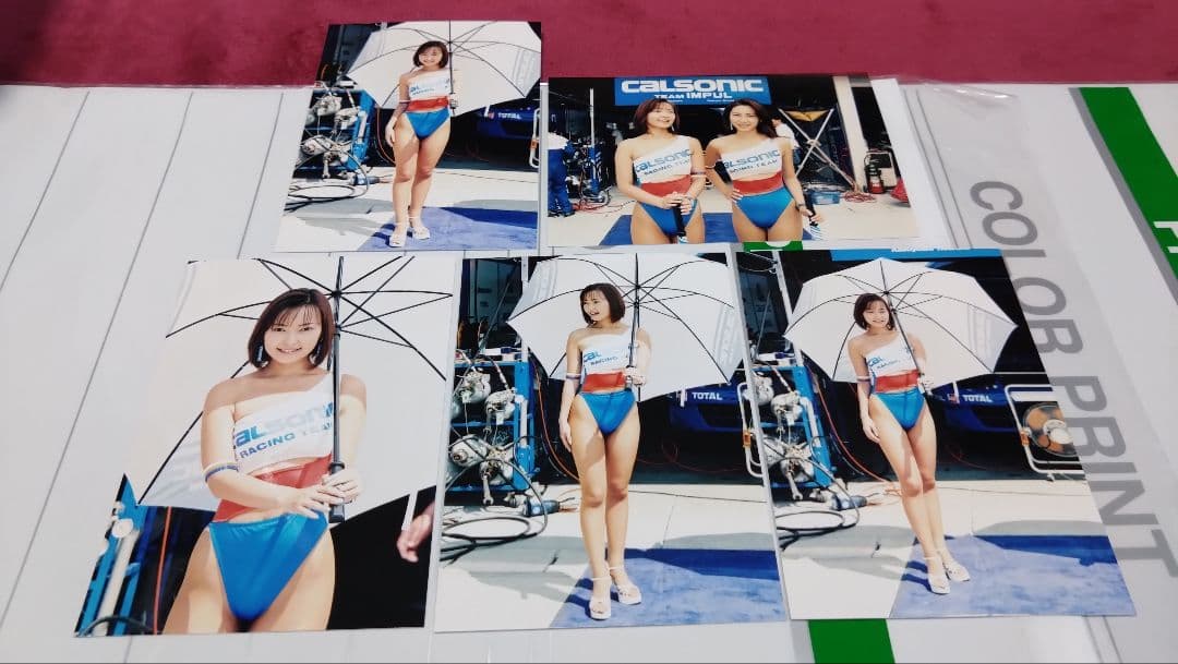 レースクイーン　写真　Lサイズ　40枚　CALSONIC　林タカエ　吉川ひとみ