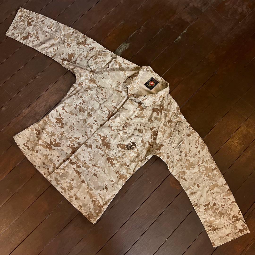 USA製！！【USMC 米軍海兵隊】MARPAT デジタル迷彩シャツ カモ