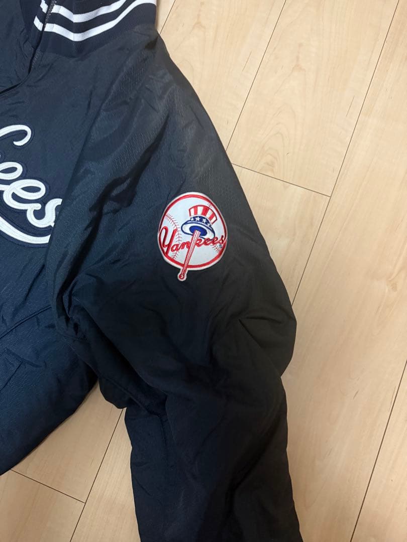レア2XL Yankees ヤンキース　スタジアムジャケット ネイビー