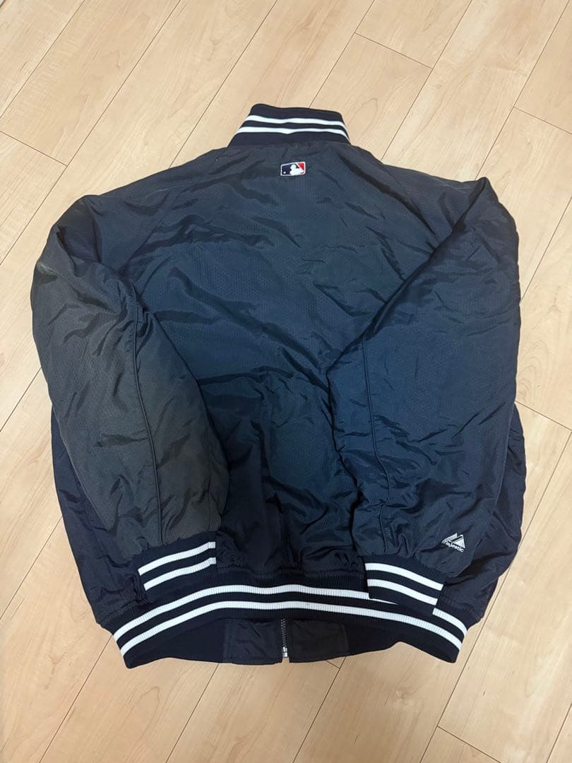 レア2XL Yankees ヤンキース　スタジアムジャケット ネイビー