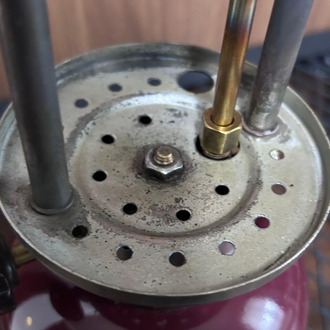 整備済み‼️☆Coleman 242B Custom lantern☆バーガンディ
