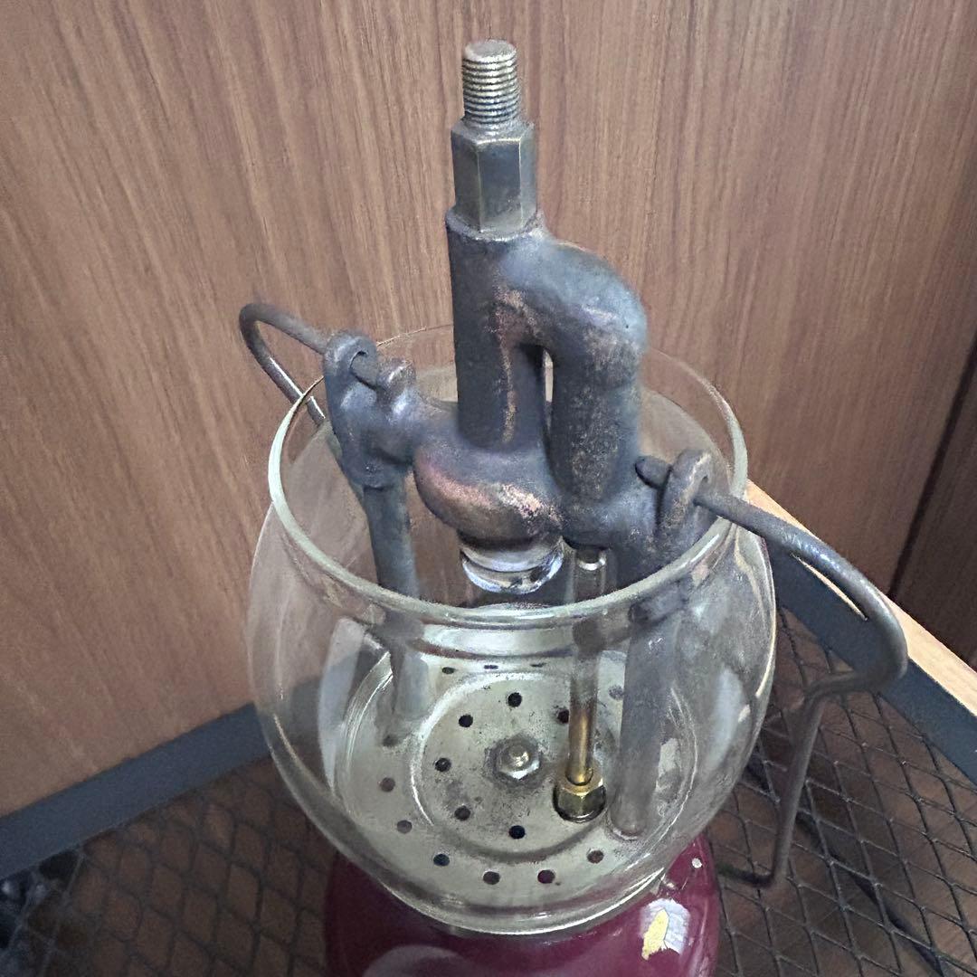 整備済み‼️☆Coleman 242B Custom lantern☆バーガンディ