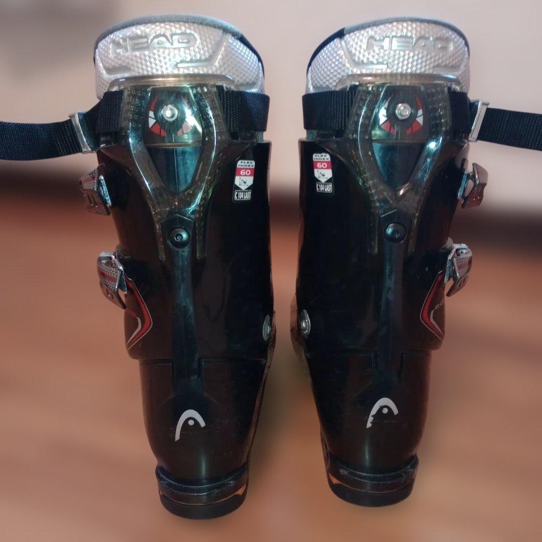 中古スキー靴　HEAD edge8.5 28cm 社外ブースターストラップ付