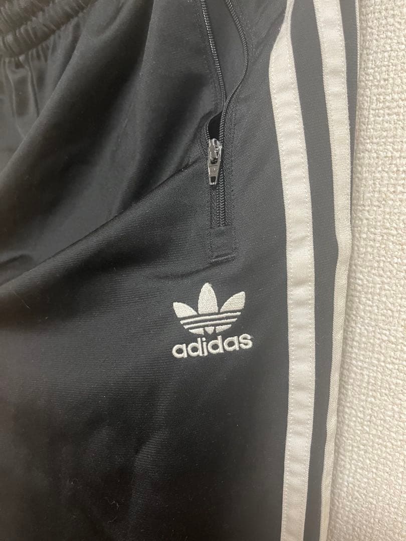 adidas ブラック ジャージパンツ M
