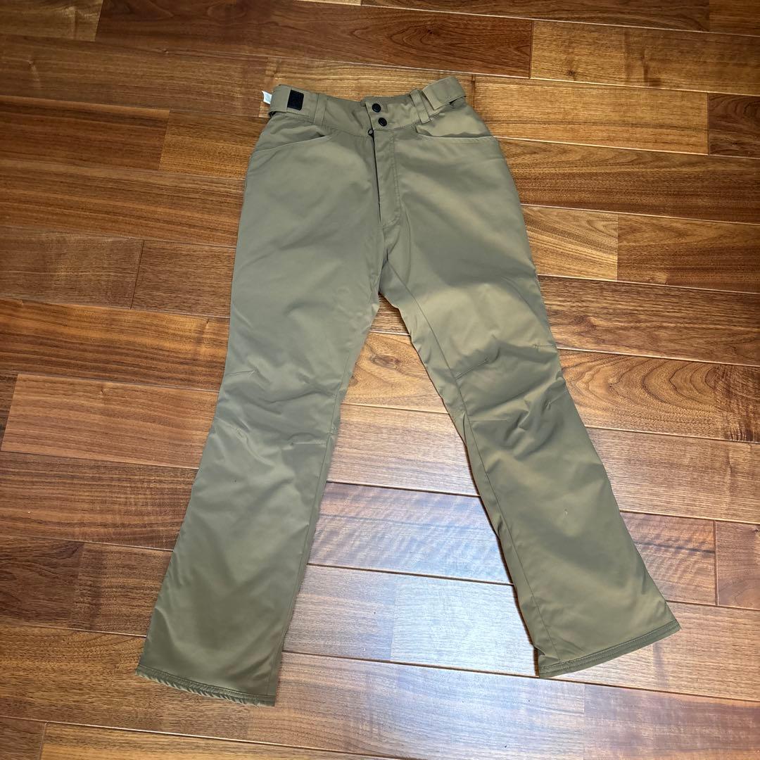 ★中古★BURTON スノーボードウェア M グレー/イエロー上下セット