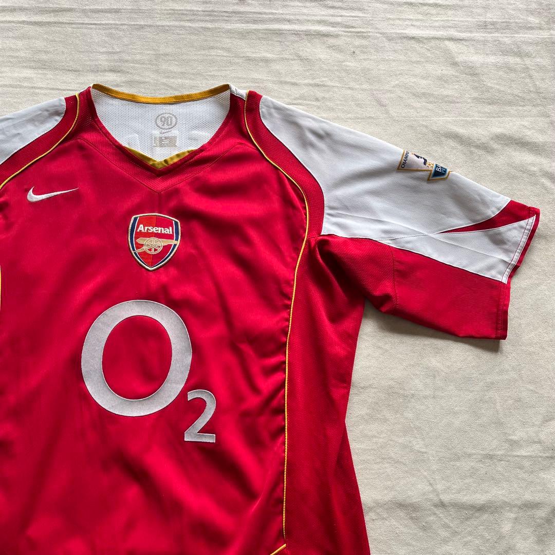 03-04's NIKE アーセナルFC ティエリ・アンリ サッカーシャツ
