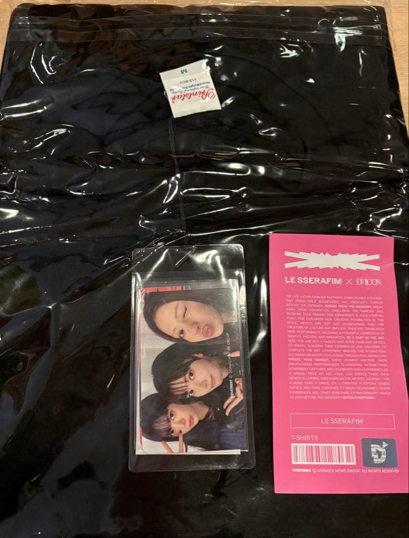 LE SSERAFIM Tシャツ フォトカード2枚付き DICON ポップアップ