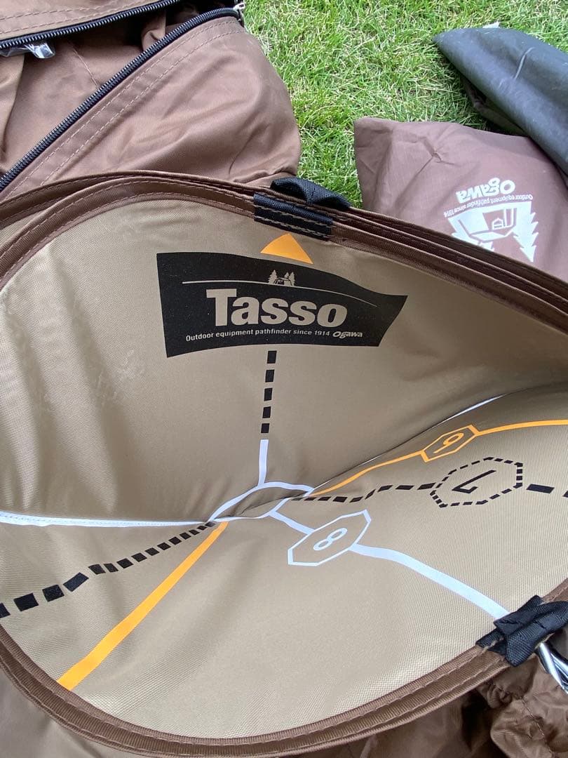 Tasso T/C タッソtc オガワ　メッシュスクリーン　ポール付き　美品